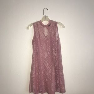 Lilac lace dress